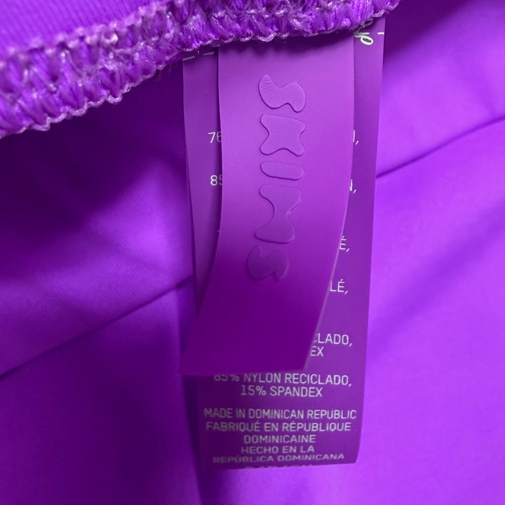 SKIMS Swim Mid Thigh Swim Shorts Purple Size S - Picture 5 of 6